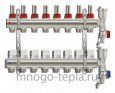 Коллекторная группа Tim (KC008) 1" ВР, 8 отводов 3/4", расходомер, воздухоотводчик, сливной кран - №2