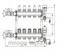 Коллекторная группа Tim (KC011) 1" ВР, 11 отводов 3/4", расходомер, воздухоотводчик, сливной кран - №5