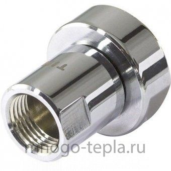 Прямая муфта с накидной гайкой хром 1F x 3/4F - №1