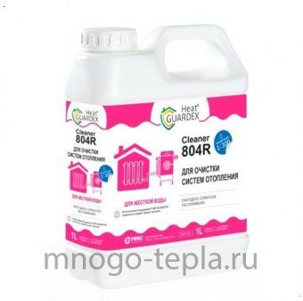 Реагент для очистки систем отопления HeatGuardex CLEANER 804 R, 1 л - №1