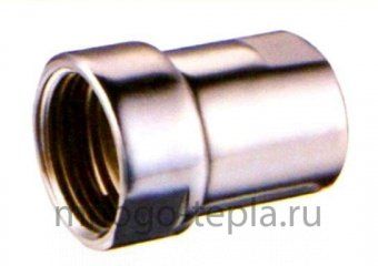 Прямая муфта с накидной гайкой хром 1F x 1/2F - №1